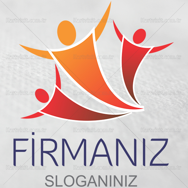 Logo Kırmızı Sarı İnsan 