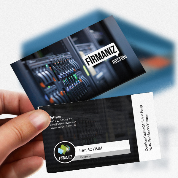 Modern Bilişim Sektörü Kartvizit Tasarımları
