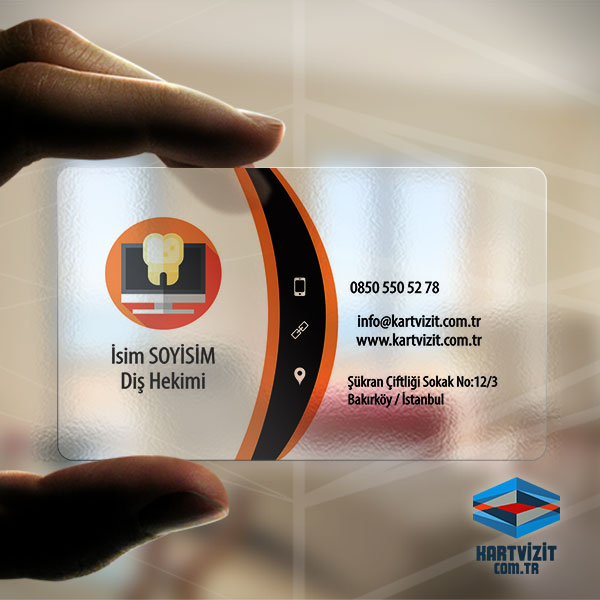 Yeminli Mali Müşavir Şeffaf Kartvizit