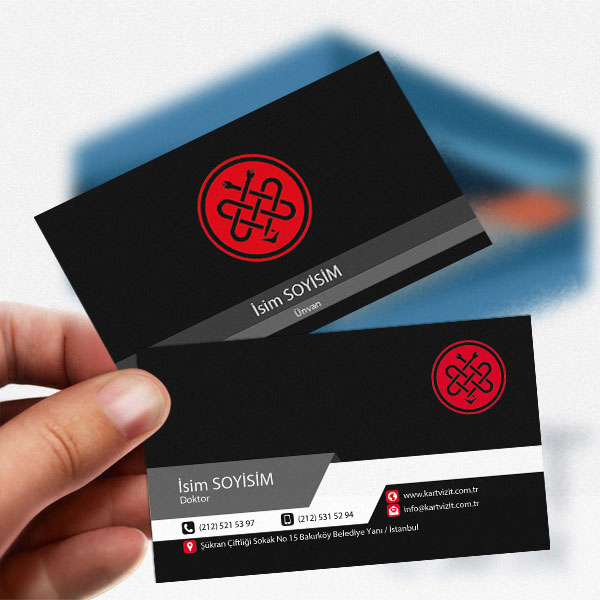 Modern Eczane Laboratuvar Kartvizit