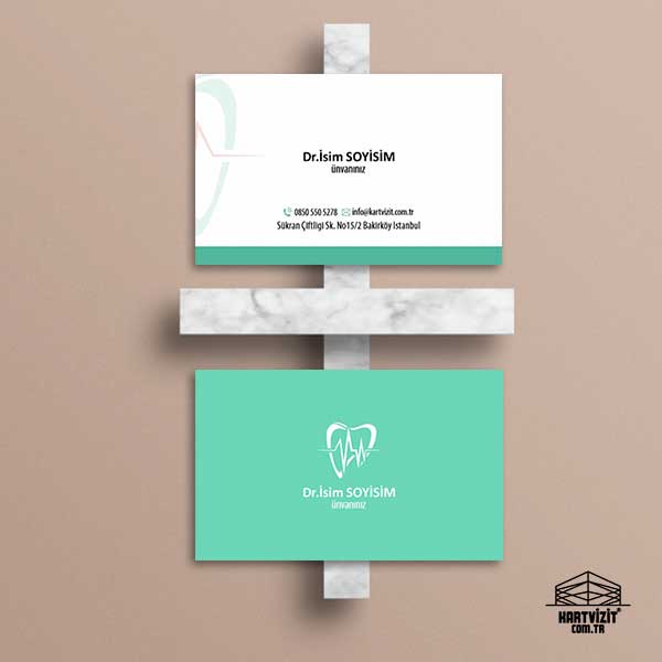 Su Yeşili EKG Doktor Kartvizit