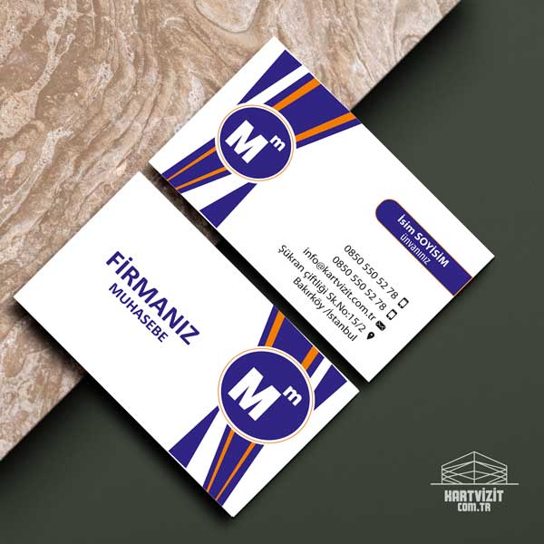 Muhasebe Modern Kartvizit Tasarımı