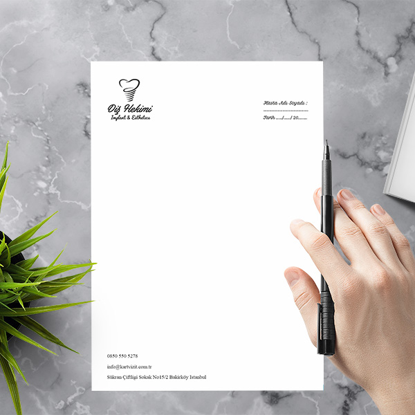 Reçete Diş Hekim İmplant Çene Tedavi