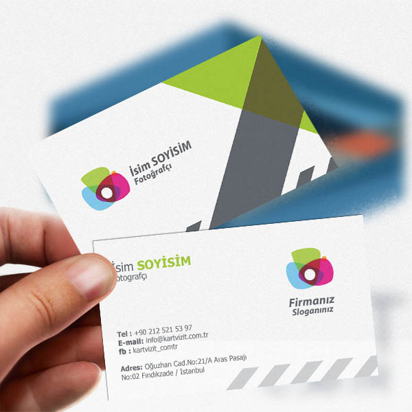 En Yeni ve Modern Fotoğraf Stüdyosu Kartvizit