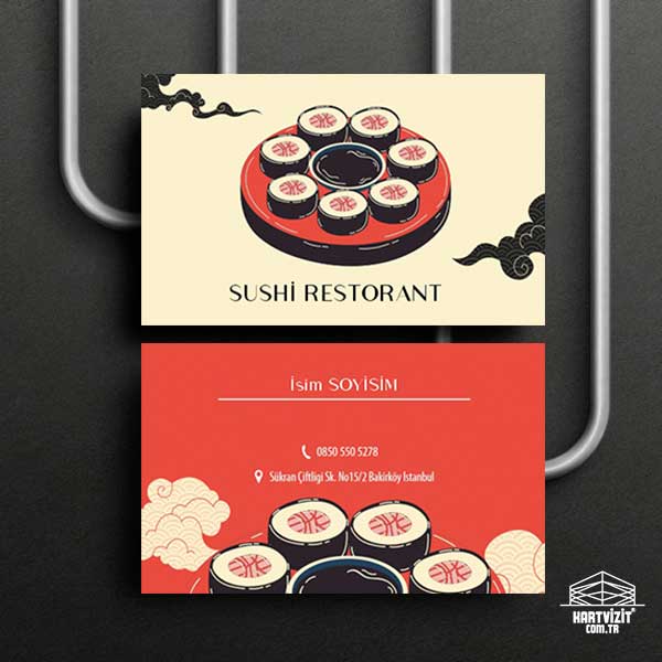 Modern Japon Restoranı Kartvizit
