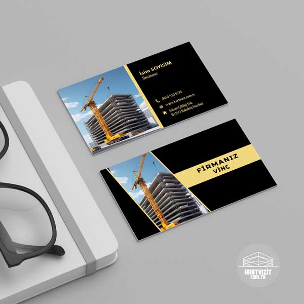 Vinç Kiralama ve Operatör Hizmetleri İçin Kartvizit