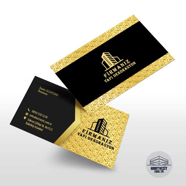 İnşaat ve Yapı Marketler İçin Kurumsal Kartvizit