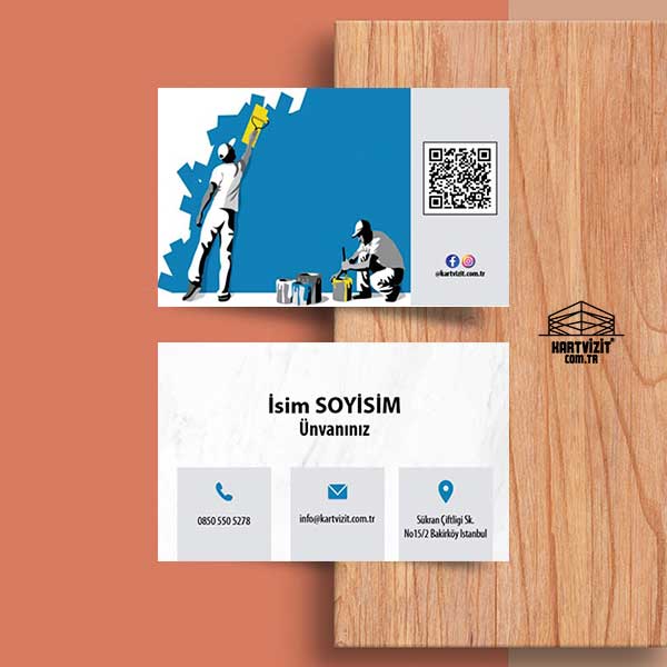 Cephe Boyama ve Dekorasyon Tanıtım Kartvizit