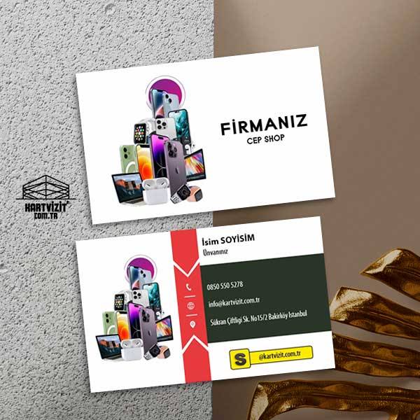 Türk Telekom Bayi Renkli Profesyonel Kartvizit