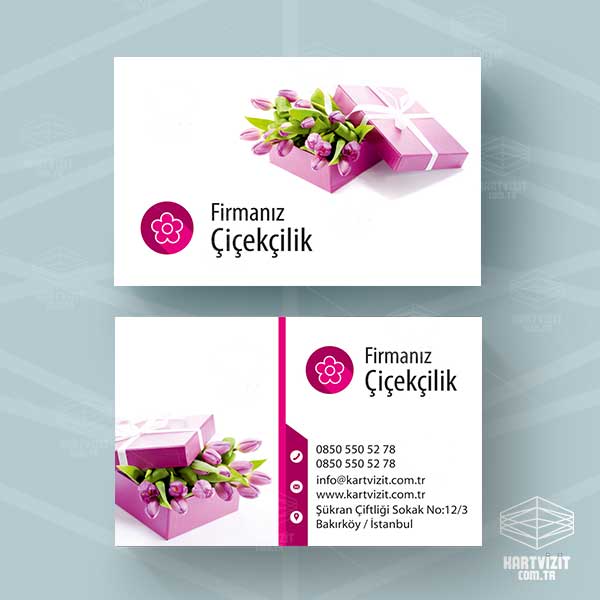 Çiçek Kutusu Kartvizit Tasarımı