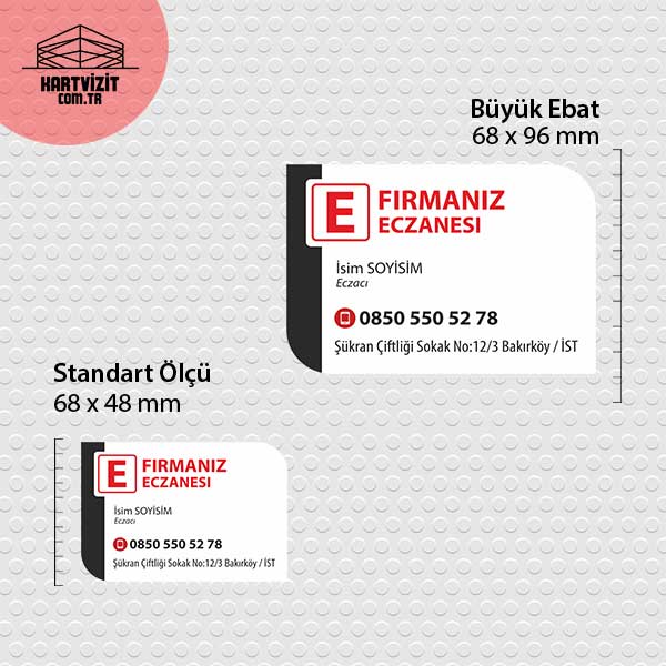 Eczane Magnet Siyah Desen MGT5033