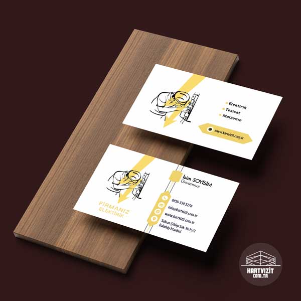 Yeni Nesil Elektrik Kartvizit Modeli