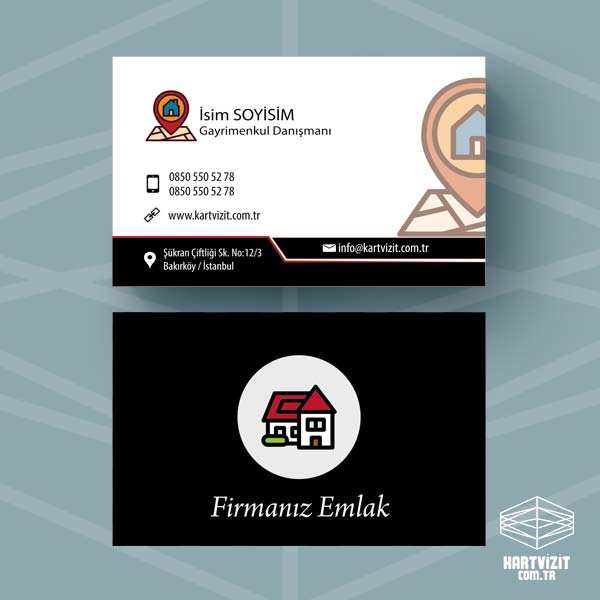 Emlak Satış Ofisleri Kartvizit