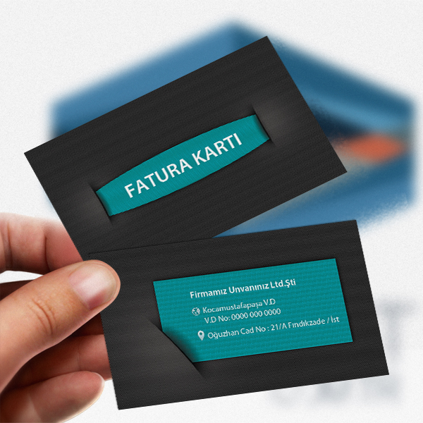 Fatura Kartı Örnekleri Siyah Yeşil