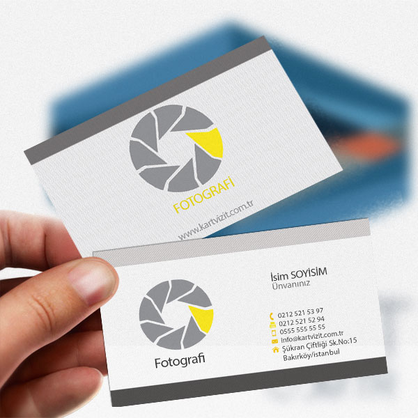 Fotoğraf Stüdyosu Kartvizit Örnekleri