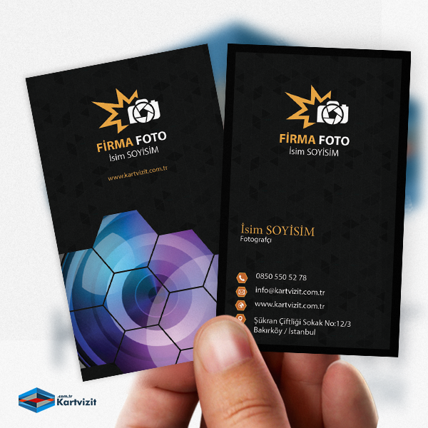 Sektörel Fotoğrafcı Kartvizit
