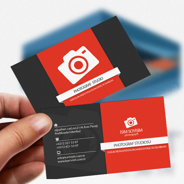 Profesyonel Fotoğraf Stüdyosu Kartvizit