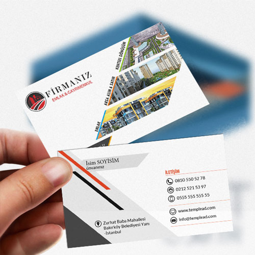 Gayrimenkul ofisi kartvizit 