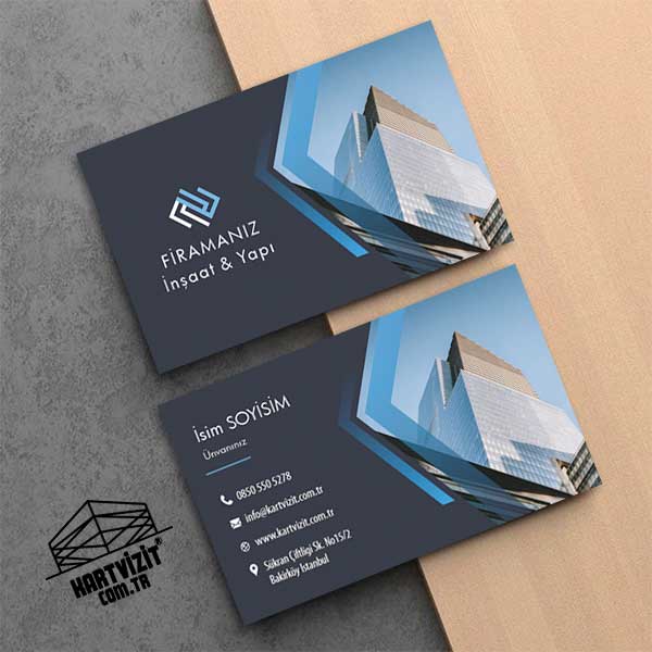 Mavi İnşaat Kartvizit