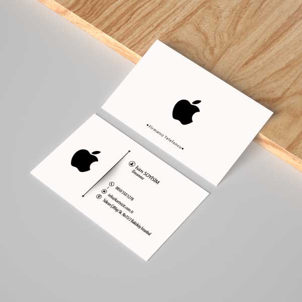 Apple Telefoncu Kartvizit Modelleri