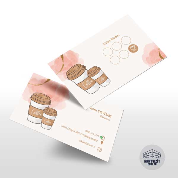 Coffee Shop Kartvizit Örnekleri