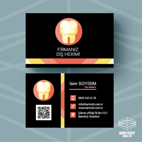 Diş Hekimi Dolgu Kartvizit