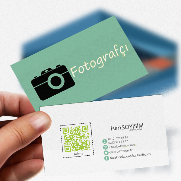 Doğa ve Bebek Fotoğrafçıları İçin Kartvizit