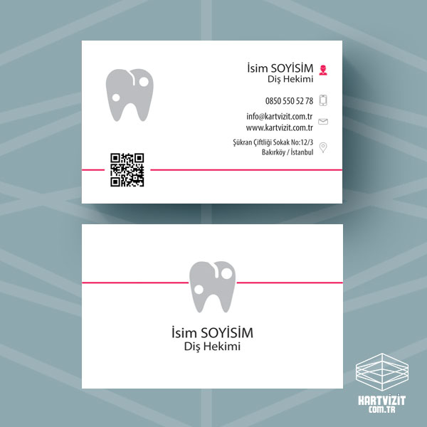 Modern Diş Klinikleri İmplant Kartvizit