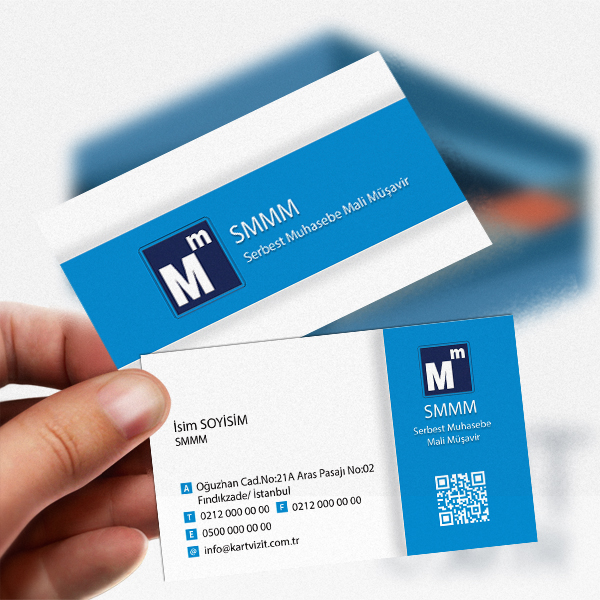  Muhasebeci Kartvizit Asimetrik