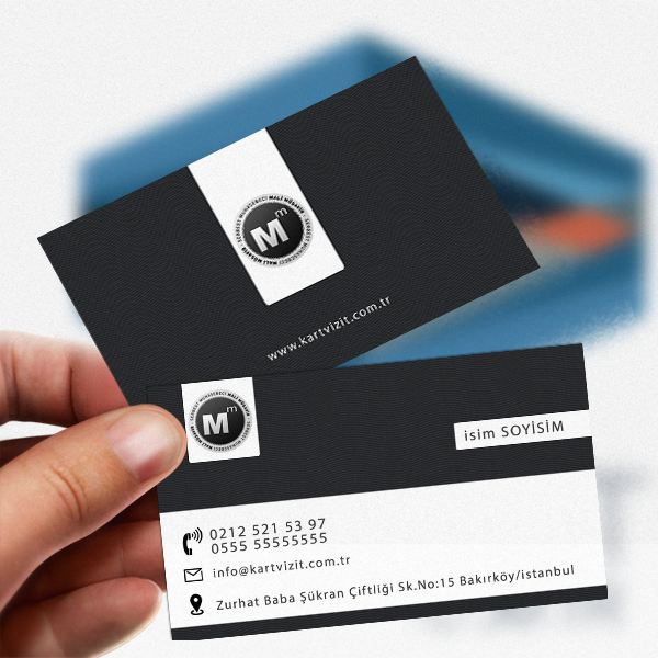  Muhasebeci Kartvizit Modelleri Siyah Beyaz