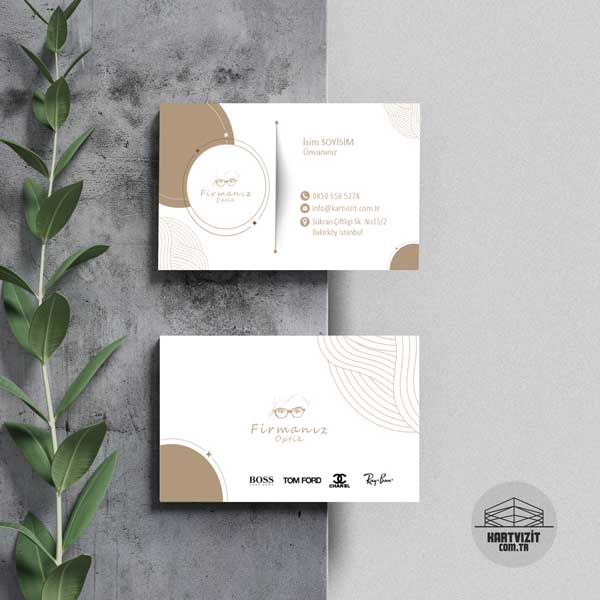 Profesyonel Optisyen Kartvizit