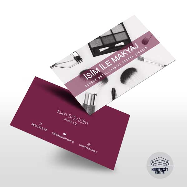 Modern Makyaj Sanatçısı Kartvizit