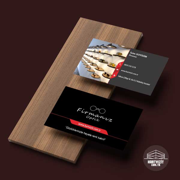 Profesyonel Gözlükçü Mağazası Kartvizit