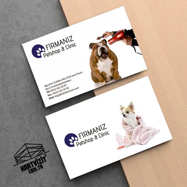 Pet Kuaför Salonu Kartvizit