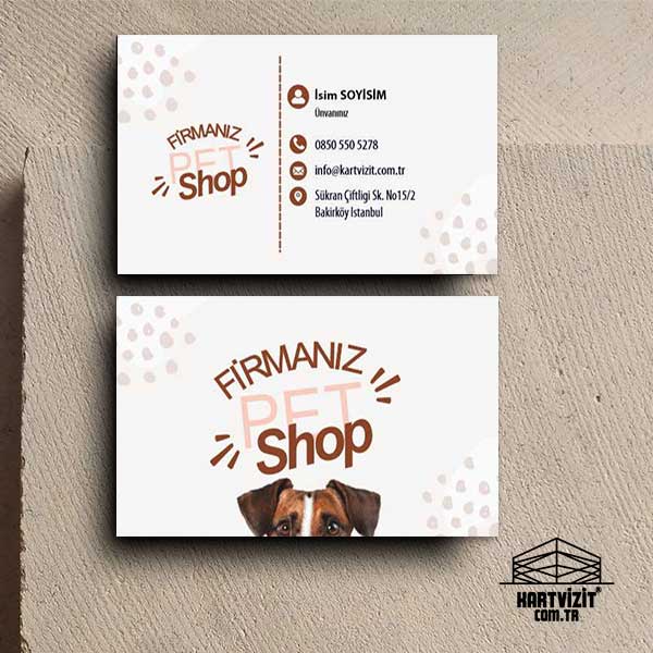 Hızlı Baskı Petshop Kartvizit