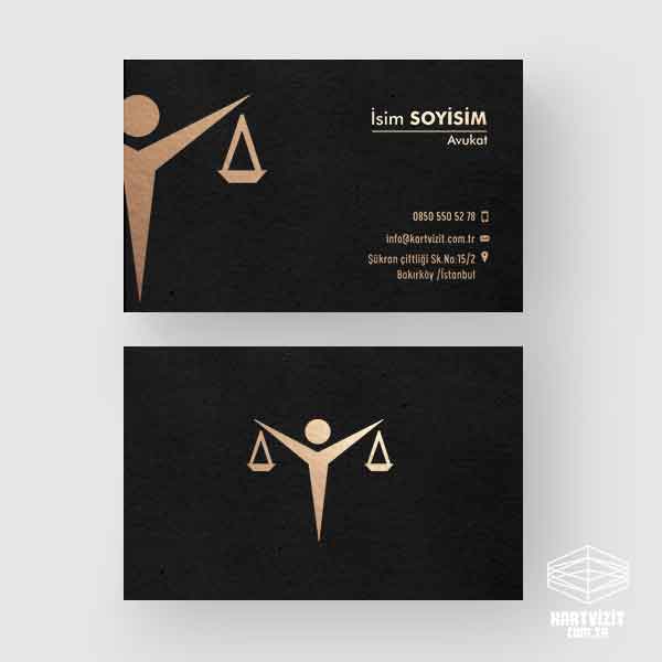 Premium Avukat Kartvizit Tasarımı