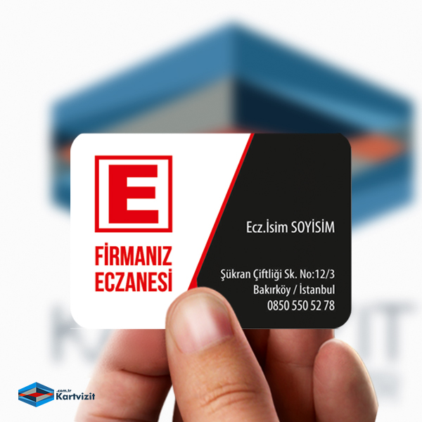 Siyah Beyaz Magnet Eczane