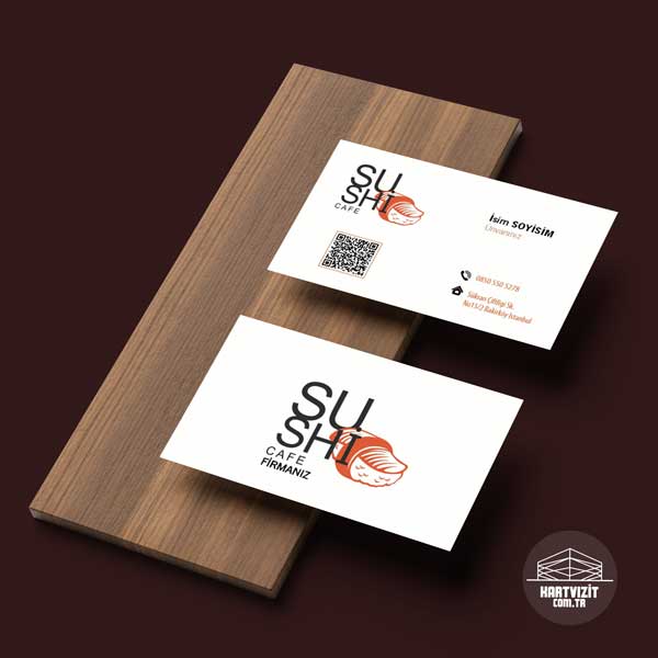 Sushi Barlar ve Gurme Restoranlar İçin Kartvizit