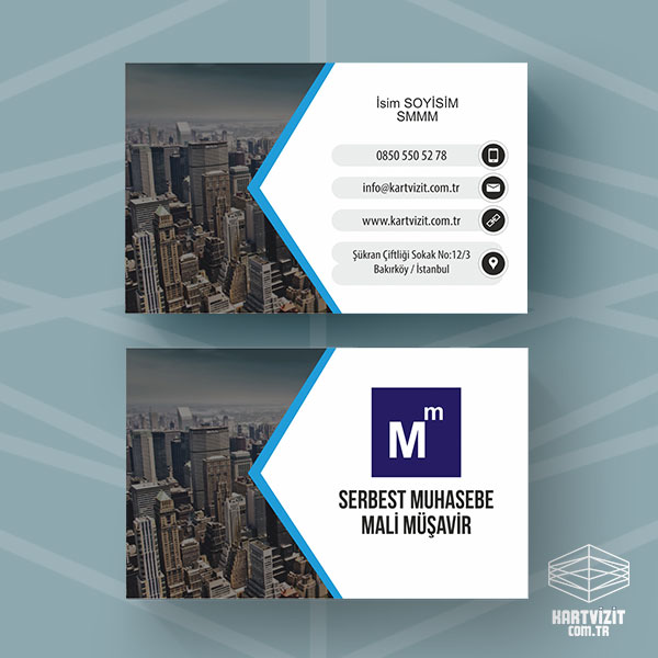  Muhasebeci Kartvizit Resimli Model