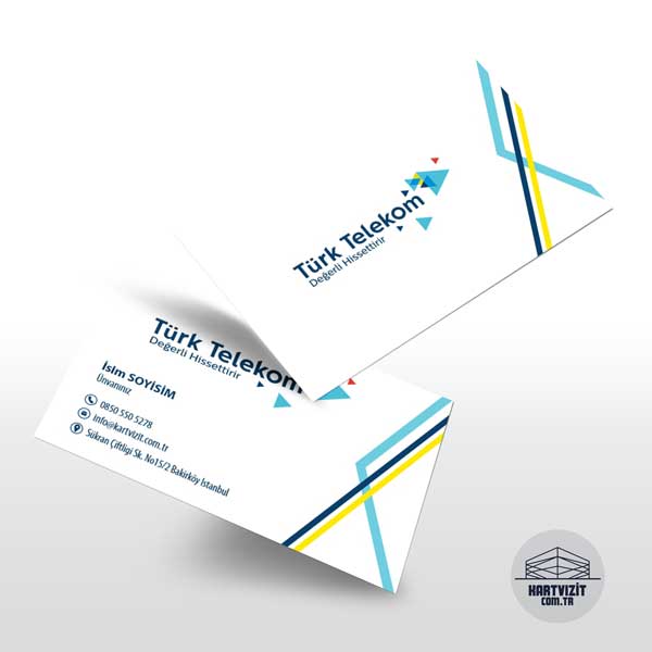 En Yeni Minimalist Türk Telekom Kartvizit Tasarımları