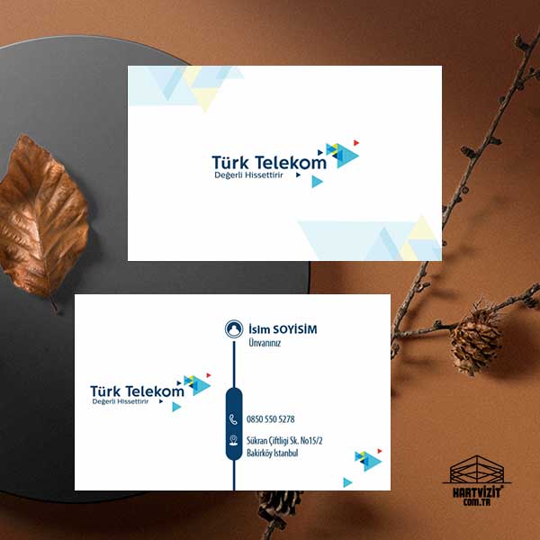 Türk Telekom Bayileri İçin Sade Kartvizit 