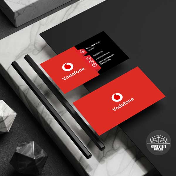 Vodafone Uyumlu Telefoncu Kartvizit