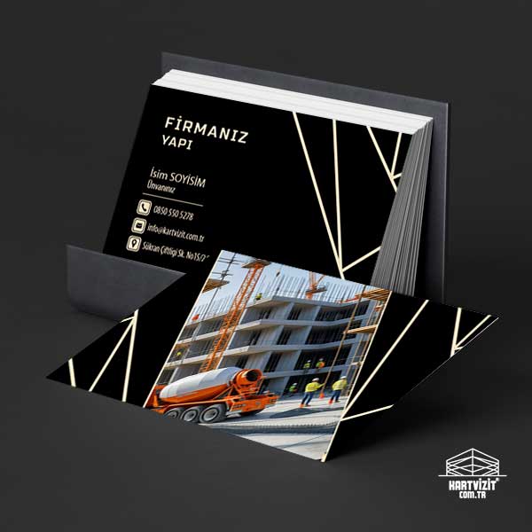 İnşaat ve Yapı Marketler İçin Kurumsal Kartvizit
