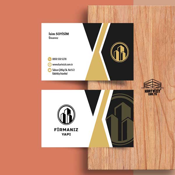 İnşaat ve Yapı Marketler İçin Kurumsal Kartvizit