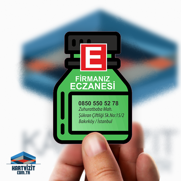 Yeşil Şişe Eczane Magnet